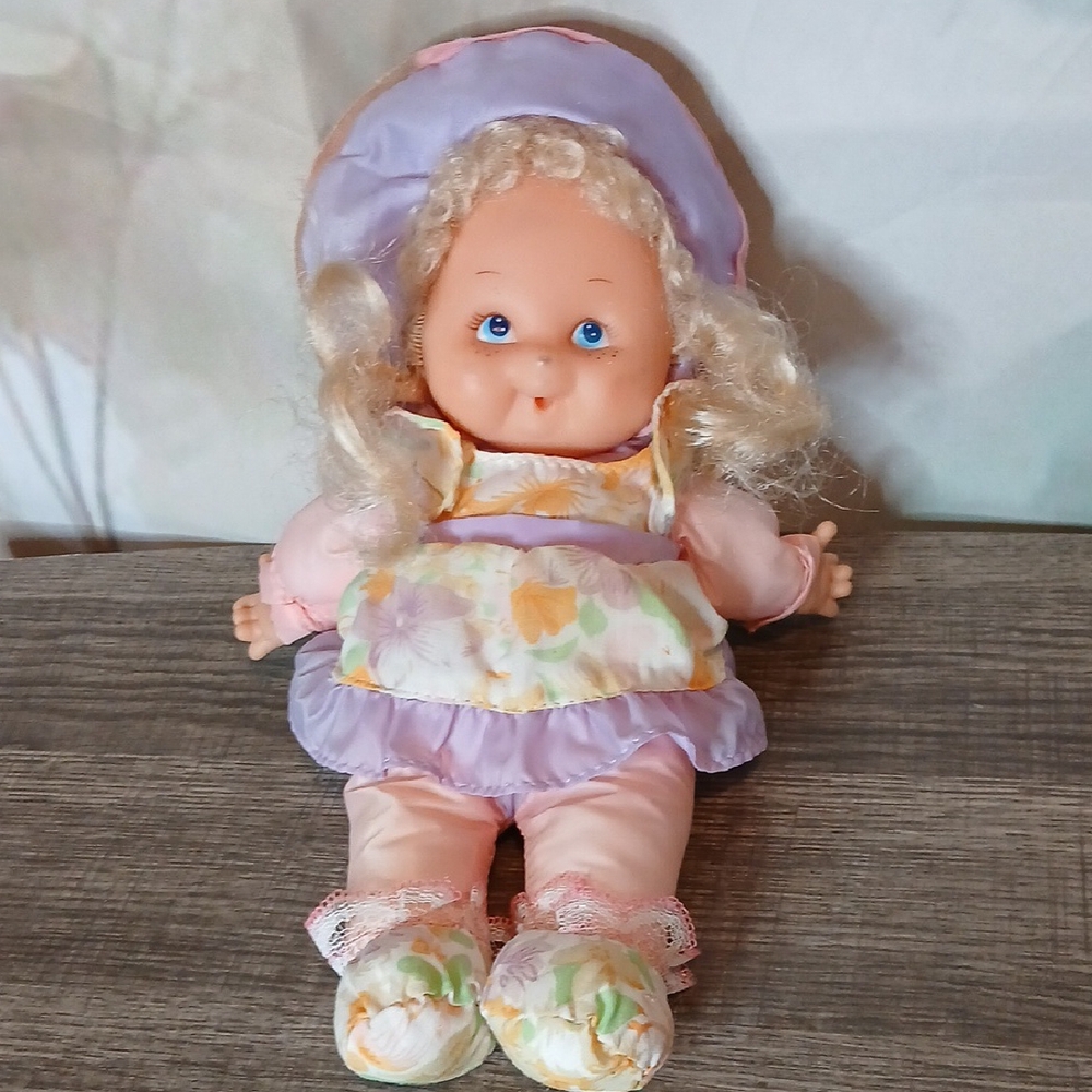 Adorable Pink and Purple Baby Doll
